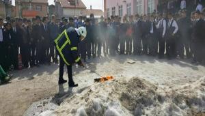 GEREDE'DE YANGIN TATB�KATLARI DEVAM ED�YOR