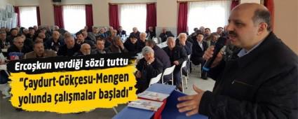 Erco�kun verdi�i s�z� tuttu