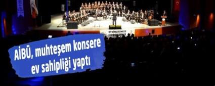 A�B�, muhte�em konsere ev sahipli�i yapt�