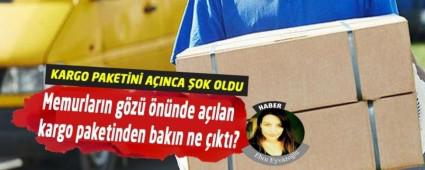 KARGO PAKET�N� A�INCA �OK OLDU