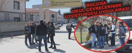 BOLU'DA OKUL �EVRELER�NDE UYU�TURUCU UYGULAMASI