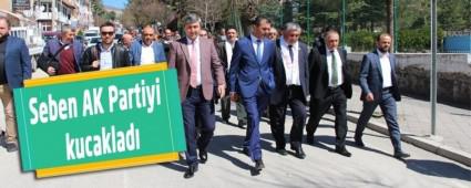 Seben AK Partiyi kucaklad�