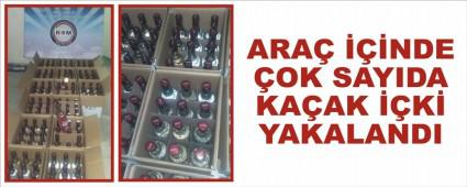 Ara� i�inde �ok say�da ka�ak i�ki yakaland�