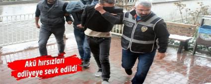 Ak� h�rs�zlar� adliyeye sevk edildi