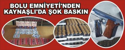 Bolu Emniyeti'nden Kayna�l�'da �ok bask�n