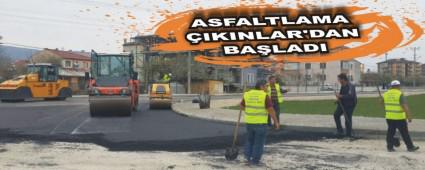 ASFALTLAMA �IKINLAR'DAN BA�LADI
