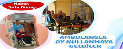AMBULANSLA OY KULLANMAYA GELD�LER
