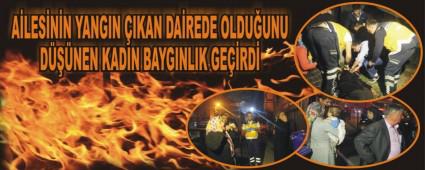 Bolu'da ��kan yang�n pani�e neden oldu