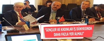 "GEN�LER VE KADINLAR �� D�NYASINDA DAHA FAZLA YER ALMALI"