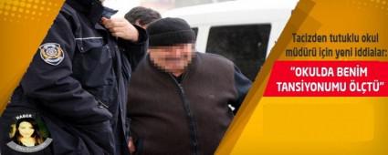 Tacizden tutuklu okul m�d�r� i�in yeni iddialar