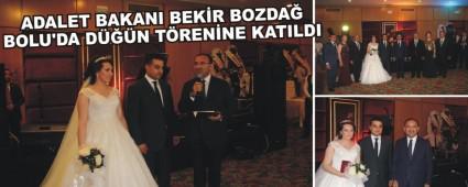 ADALET BAKANI BEK�R BOZDA� BOLU'DA D���N T�REN�NE KATILDI