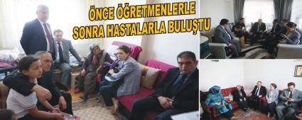 �NCE ��RETMENLERLE SONRA HASTALARLA BULU�TU