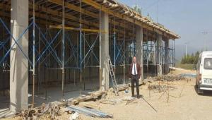 Ta�kesti'ye yeni itfaiye garaj� yap�l�yor