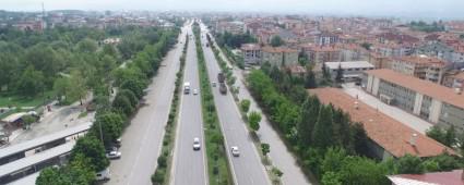 Bolu'da 9,5 kilometrelik �Ye�il Yol� projesi