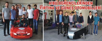 A�B� ��rencilerinden F�rt�na ve G�ne� Otomobilleri