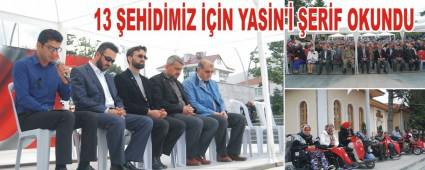 13 �EH�D�M�Z ���N YAS�N'� �ER�F OKUNDU