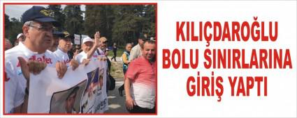 KILI�DARO�LU BOLU SINIRLARINA G�R�� YAPTI