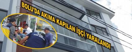 BOLU'DA AKIMA KAPILAN ���� YARALANDI