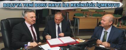Bolu'ya yeni boru hatt� ile kesintisiz i�mesuyu