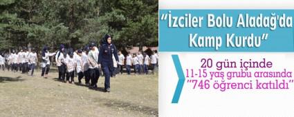 �zciler Bolu Alada�'da Kamp Kurdu   