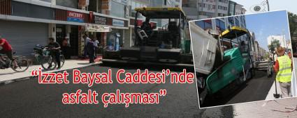 �zzet Baysal Caddesi\'nde asfalt �al��mas�   