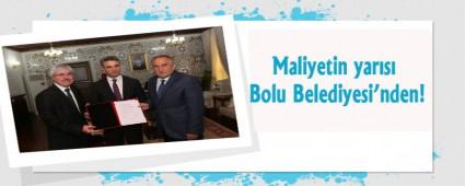 Maliyetin yar�s� Bolu Belediyesi\'nden!