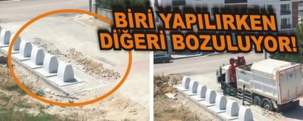Biri yap�l�rken di�eri bozuluyor!