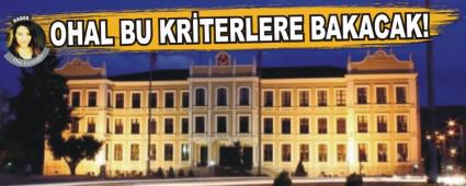 OHAL BU KR�TERLERE BAKACAK!