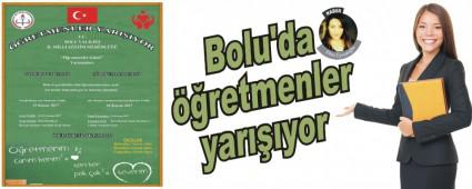 Bolu'da ��retmenler yar���yor