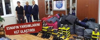 ESNAFIN YARDIMLARINI KGT ULA�TIRDI