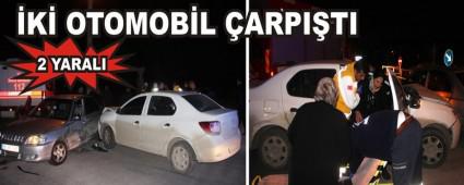 �K� OTOMOB�L �ARPI�TI: 2 YARALI