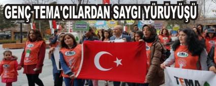 Gen� TEMA'c�lardan sayg� y�r�y���