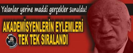 AKADEM�SYENLER�N EYLEMLER� TEK TEK SIRALANDI