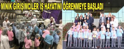 Minik giri�imciler i� hayat�n� ��renmeye ba�lad�