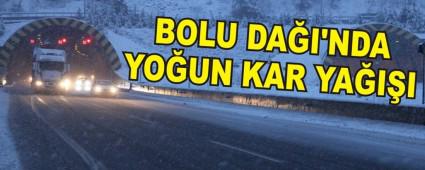 BOLU DA�I'NDA YO�UN KAR YA�I�I