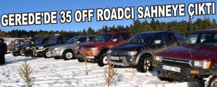 GEREDE'DE 35 OFF ROADCI SAHNEYE �IKTI
