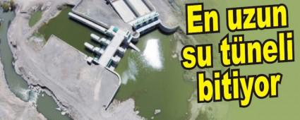 En uzun su t�neli bitiyor