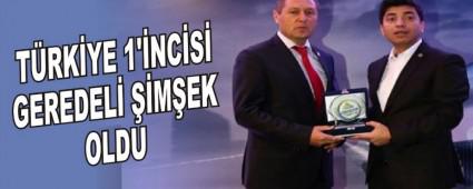 T�RK�YE 1'�NC�S� GEREDEL� ��M�EK OLDU