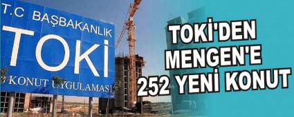 TOK�'DEN MENGEN'E 252 YEN� KONUT