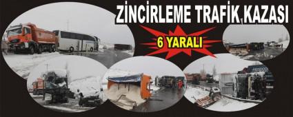 Z�NC�RLEME TRAF�K KAZASI; 6 YARALI
