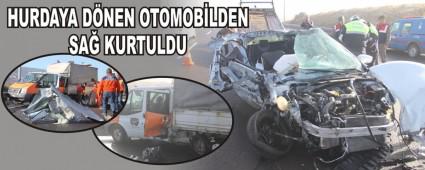 HURDAYA D�NEN OTOMOB�LDEN SA� KURTULDU