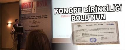 KONGRE B�R�NC�L��� BOLU'NUN