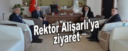 Rekt�r Ali�arl�'ya ziyaret   