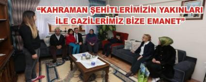 �KAHRAMAN �EH�TLER�M�Z�N YAKINLARI �LE GAZ�LER�M�Z B�ZE EMANET�
