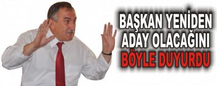 Ba�kan yeniden aday olaca��n� b�yle duyurdu