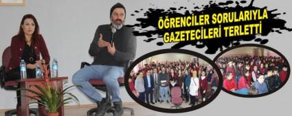 ��renciler sorular�yla gazetecileri terletti