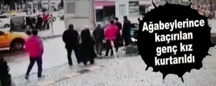 A�abeylerince ka��r�lan gen� k�z kurtar�ld�