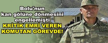Bolu'nun kan g�l�ne d�nmesini engellemi�ti