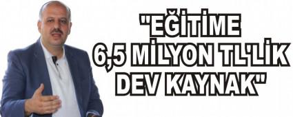"E��T�ME 6,5 M�LYON TL'L�K DEV KAYNAK"