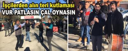 ���ilerden al�n teri kutlamas�